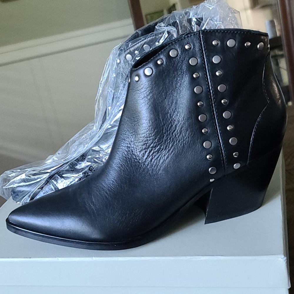 Deni Studded Ankle Booties